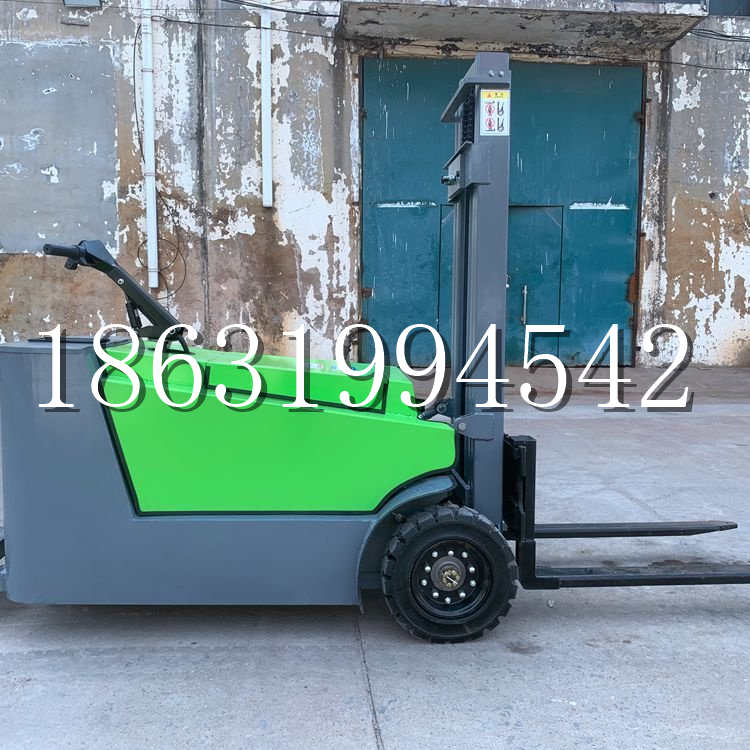 崖州区小型电动叉车1吨2吨步行站驾式电瓶堆高充电装卸车液压升降车铲车